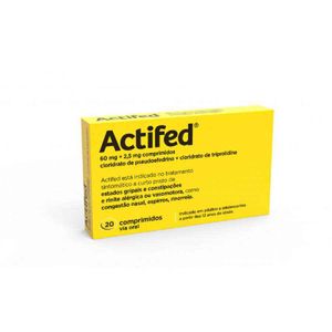 Actifed 60 mg + 2.5 mg