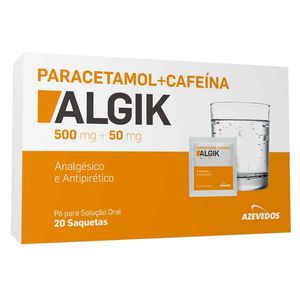 Paracetamol + Cafeína Algik 500 mg + 50 mg