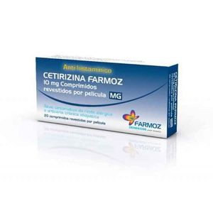 Cetirizina Farmoz 10 Mg Comprimidos Revestidos Por Película 10 Mg