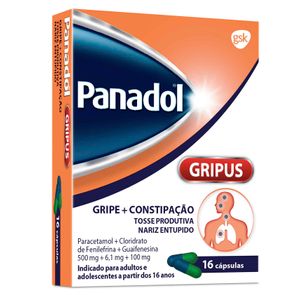 Panadol Gripus 500 mg + 6.1 mg + 100 mg