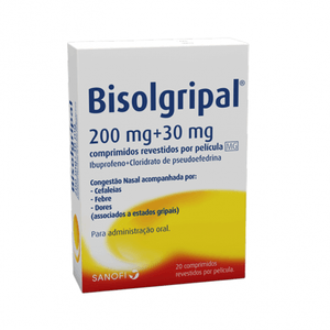 Bisolgripal 200 mg + 30 mg