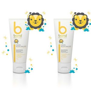 Barral Babyprotect Promo Duo Creme Muda Fralda 2x75g C/ Oferta 2ª Embalagem