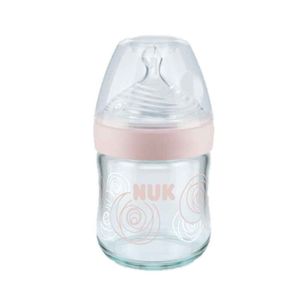 Nuk Biberão Nature Sense Bib Vidro Branco 120ml Tet Silic 0-6m