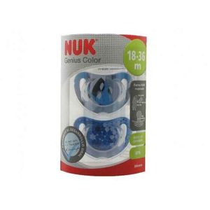 Nuk Chupeta Genius Chup Silic Color 18-36m 2
