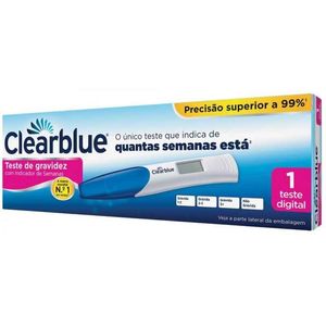 Clearblue Indicador Semanas Teste Gravidez C/ Indicador Semanas Digital