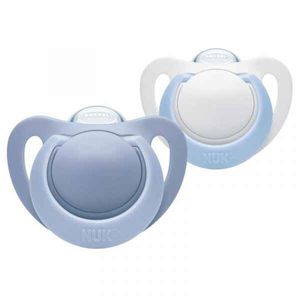 Nuk Chupeta Genius Chup Silic 6-18m 2