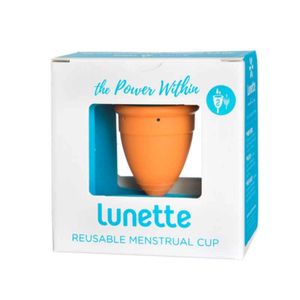 Lunette Aine Copo Menstrual Silic Laranja T2 30ml