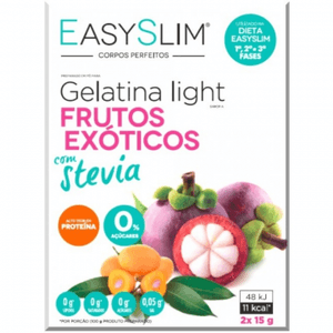 Easyslim Pó Saq Gelatina Light Frutos Exóticos C/ Stevia 2x15g