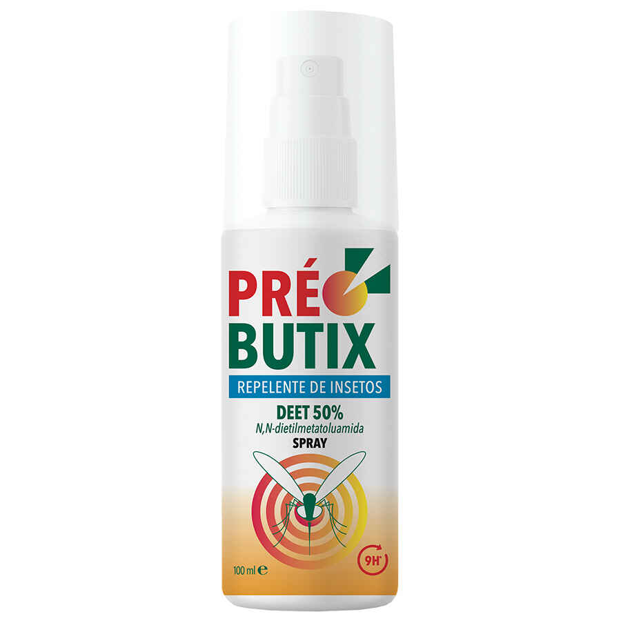 Prébutix Loção Spray Repelente Insectos Deet 50 100ml Nossa