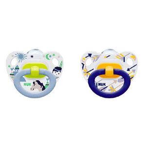 Nuk Chupeta Chup Silic Classic Happy Days Sortida 6-18m 2