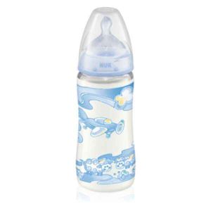 Nuk Biberão First Choice Bib Plást Azul 300ml Tet Silic 0-6m