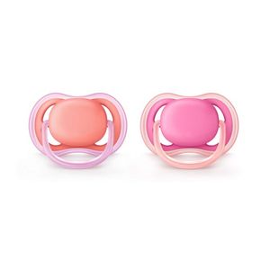 Avent Chupeta Ultra Air Chup Silic Menina 6-18m 2