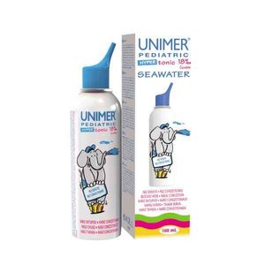 Unimer Pediátrico Spray Nasal Água Mar Hipertónica 100ml