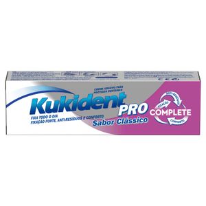 Kukident Pro Complete Clássico Creme Prótese Dent 70g