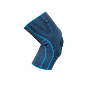 Prim Aqtivo Sport Joelheira Elástica C/ Almofada Silic/estabilizadores Laterais P701 Cinza S