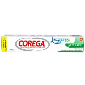 Corega Creme Fixador Prótese Dent S/ Sabor 70g