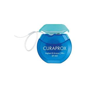 Curaprox Df Fio Dentário Implantes e Aparelhos 845 50m