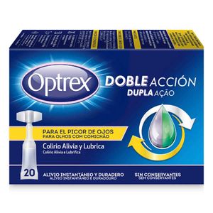 Optrex Dupla Ação Colírio Olhos C/ Comichão Monodose 20