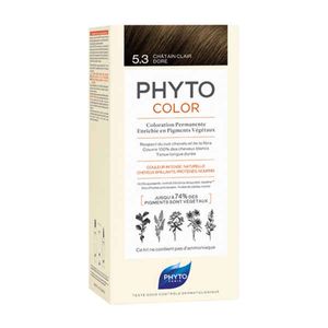 Phyto Color Coloração Permanente 5.3 Castanho Claro Dourado