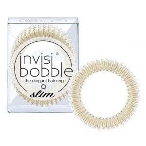 Invisibobble Slim Elástico Cabelo Stay Gold Dourado 3