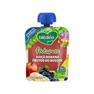Blédina Fruta Pura Saq Maçã/banana/frutos do Bosque 12m+ 90g
