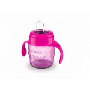 Avent Copo Copo Bico C/ Asa Macio Menina 6m+ 200ml