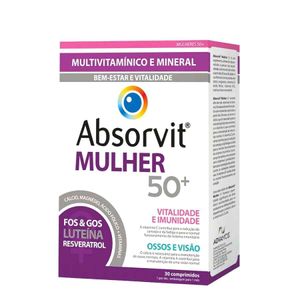 Absorvit Mulher 50+ Comp 30