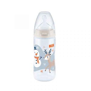 Nuk Biberão First Choice Bib Plást Snow 300ml Tet Silic 0-6m