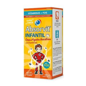Absorvit Infantil Xar Óleo Figado Bacalhau/vitaminas 300ml