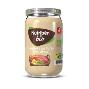 Nutribén Bio Boiões Boião Legumes Horta C/ Vitela 4m 235g