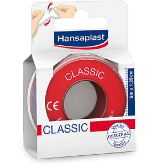 Hansaplast Classic Adesivo 5mx1.25cm Nossa Farmácia A sua farmácia
