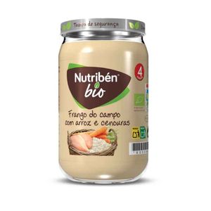 Nutribén Bio Boiões Boião Frango Campo C/ Arroz/cenouras 4m 235g