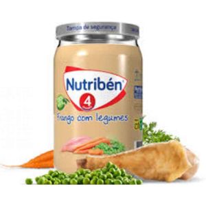 Nutribén Boião Boião Frango C/ Legumes 4m 120g