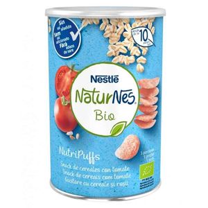 Naturnes Bio Nutripuffs Snack Cereais C/ Tomate 10m+ 35g