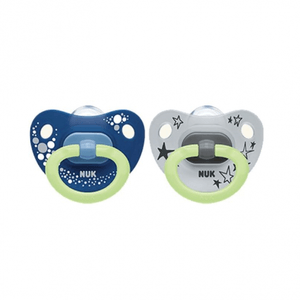 Nuk Chupeta Chup Silic Happy Nights 0-6m 2