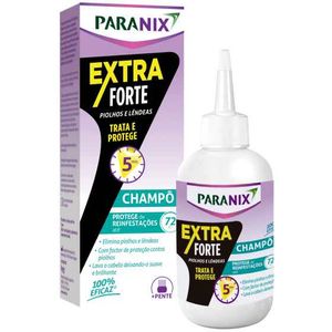 Paranix Extra Forte Champô Tratam Piolhos/lêndeas 200ml C/ Pente