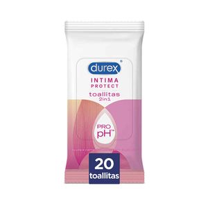 Durex Intima Protect Toalhete 2 em 1 20
