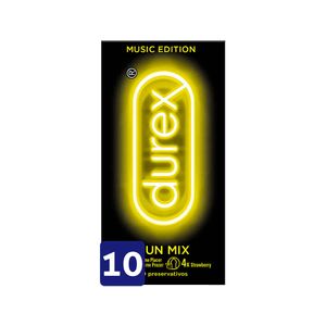 Durex Music Edition Fun Mix Preservativo Dá-me Prazer 6 + Preservativo Morango 4