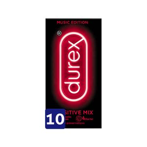 Durex Music Edition Sensitive Mix Preservativo Sensitivo 6 + Preservativo Real Feel 4