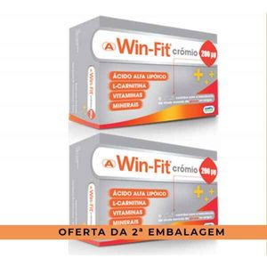 Win-fit Crómio Promo Duo Comp 2x30 + Oferta 2ª Embalagem