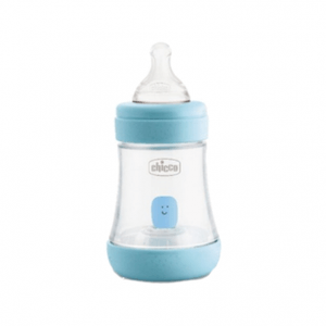 Chicco Biberão Perfect 5 Bib Plást Azul 150ml Tet Silic Fluxo Lento