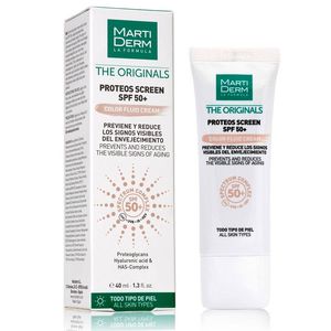 Martiderm The Originals Proteos Screen Spf50+ Color Creme Fluido C/ Cor Proteos Screen Spf50+ 40ml