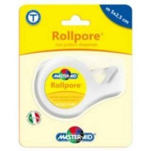 Rollpore Adesivo Não Tecido 5mx2.5cm