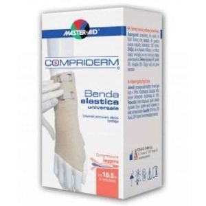 Compriderm Ligadura Elástica C/ Grampo 5mx6cm