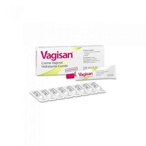 Vagisan Combi Creme Vaginal Hidrat 10g + 8 Óvulos Cremolum