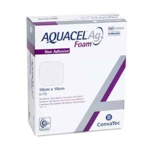 Aquacel Ag Foam Penso Não Aderente 10cmx10cm 10