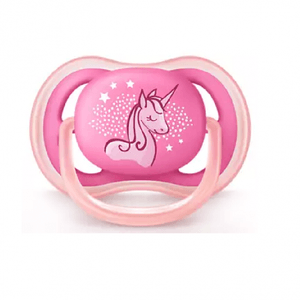 Avent Chupeta Ultra Air Chup Silic Decorada Menina 6-18m