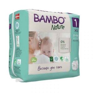Bambo Nature Fralda 2-4kg T1 Xs 22