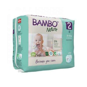 Bambo Nature Fralda 3-6kg T2 S 30