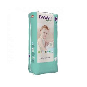 Bambo Nature Fralda 4-8kg T3 M 52